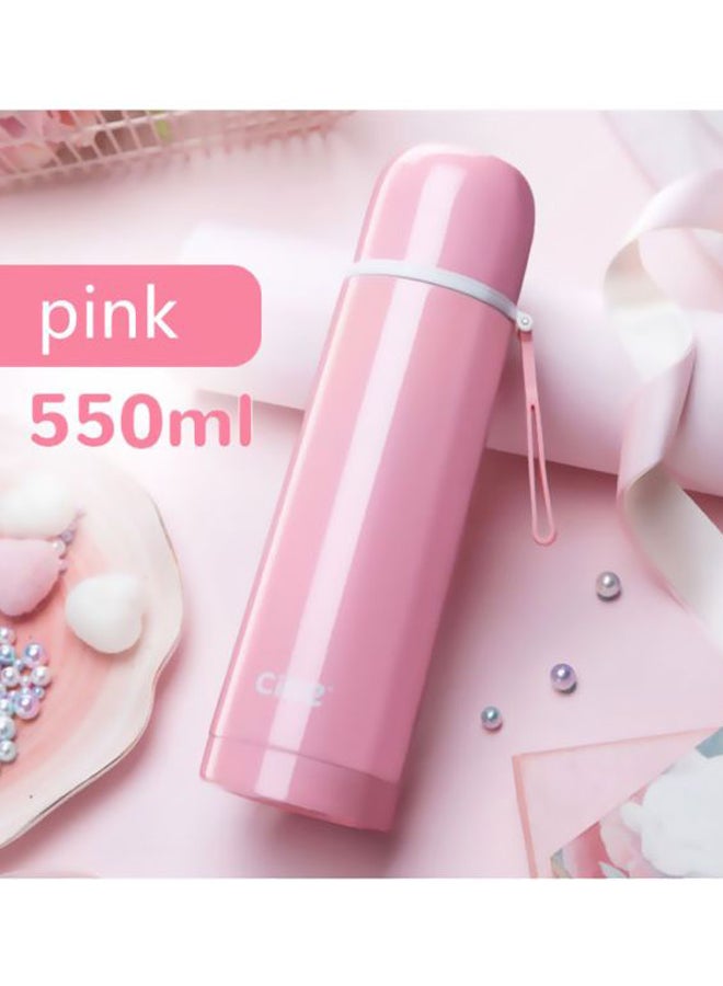 Stainless Steel Thermos Cup Pink 28.8cm