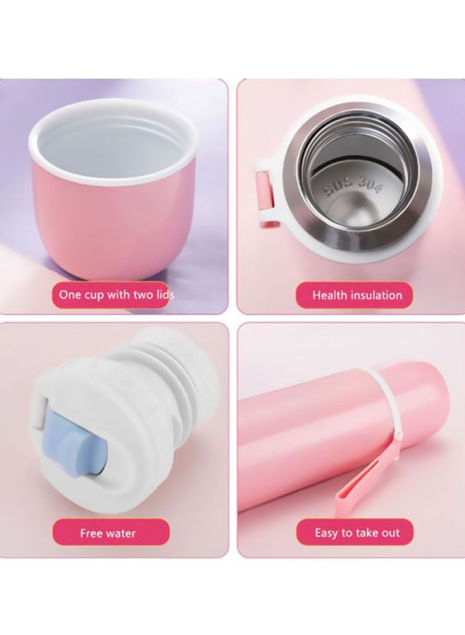 Stainless Steel Thermos Cup Pink 28.8cm