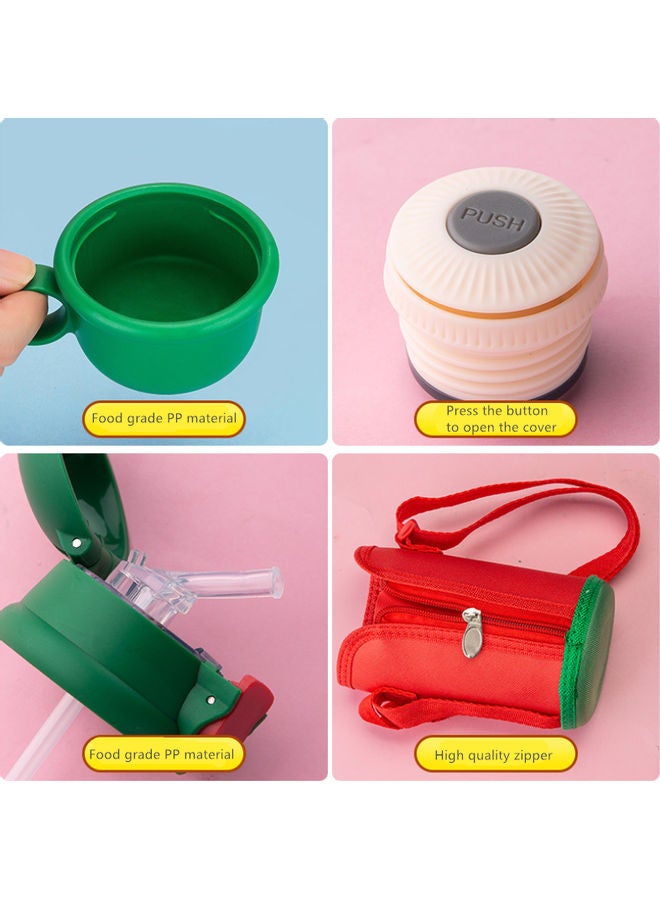Portable Water Children's Smart Thermo-Display Cup red 20.5cm