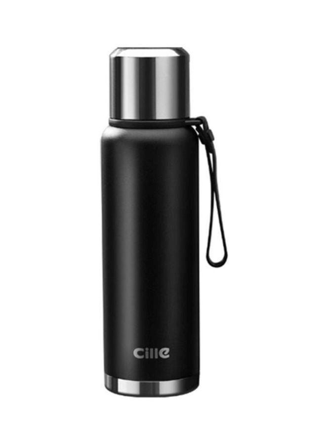 Stainless Steel Vacuum Cup Black 24.7cm