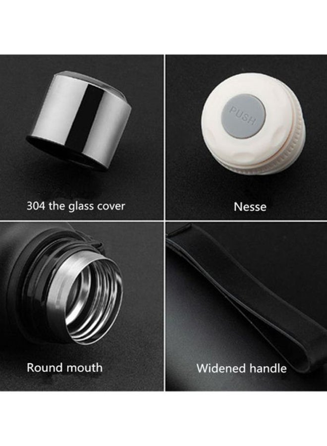 Stainless Steel Vacuum Cup Black 24.7cm