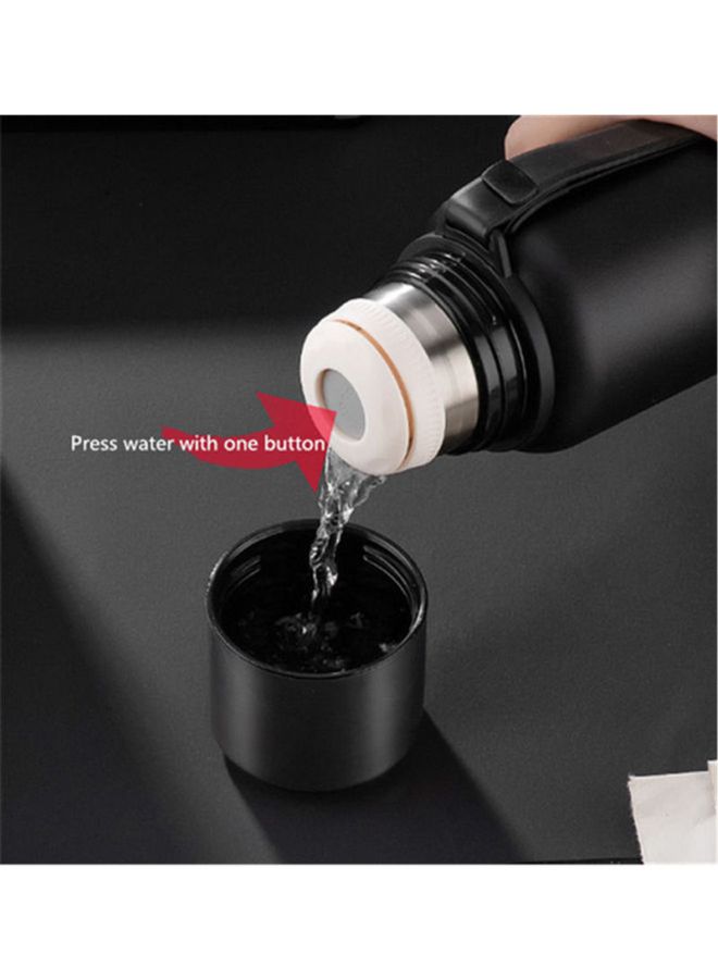 Stainless Steel Vacuum Cup Black 24.7cm