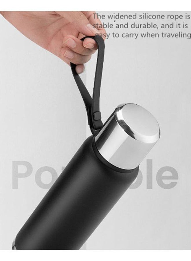 Stainless Steel Vacuum Cup Black 24.7cm