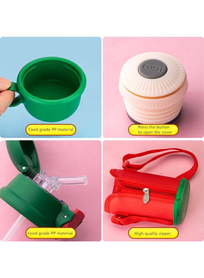 Portable Stainless Steel Water Cup Red/Green/Yellow