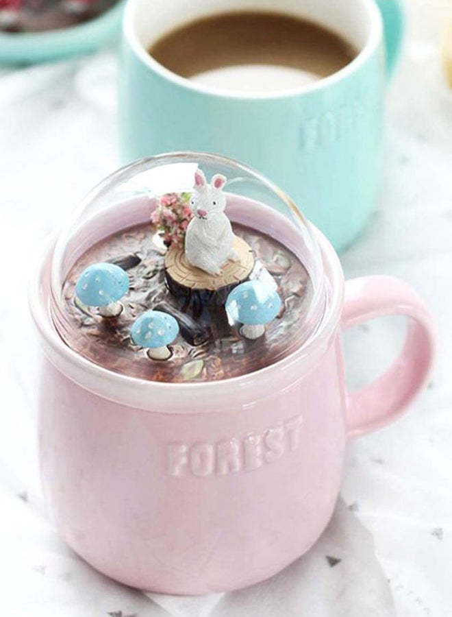 Lovely Cute Microlandschaft Mug Pink/Clear