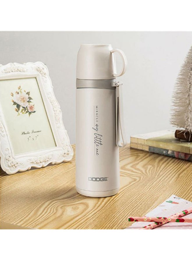 Stainless Steel Heat Preservation Cup Beige 25cm