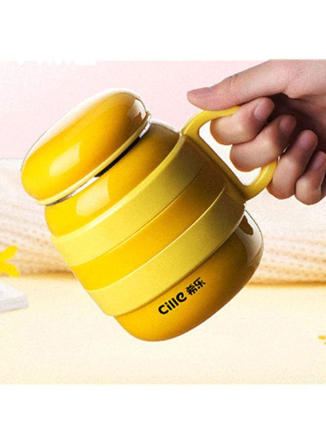 Korean Version Cute Big Belly Cup Yellow