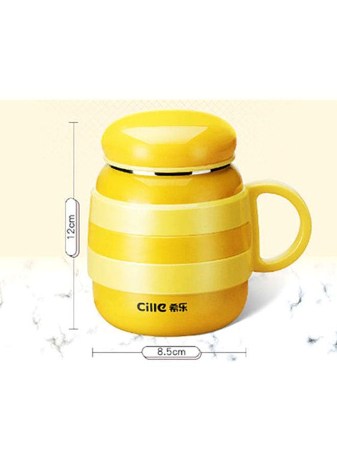 Korean Version Cute Big Belly Cup Yellow