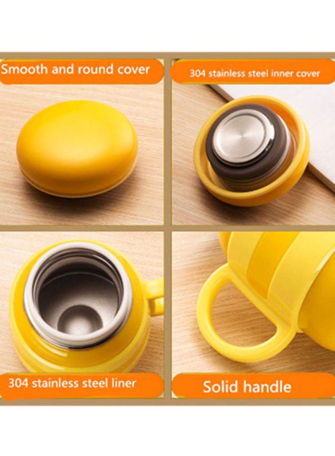 Korean Version Cute Big Belly Cup Yellow