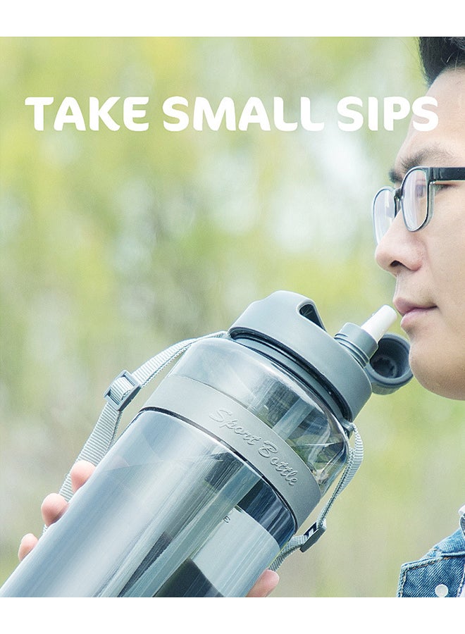 Plastic Water Bottle Black