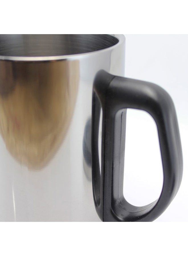 Stainless Steel Double Wall Insulated Cup Thermo Mug Silver/Black
