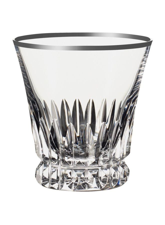 4-Piece Grand Royal Platinum Water Glass Set Clear 290ml