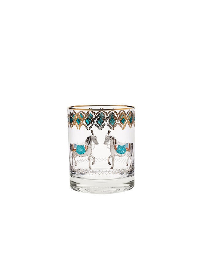 6-Piece Horse Tiffany Short Drink Glasses