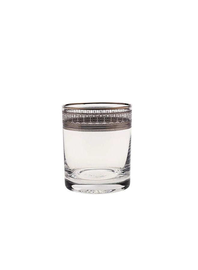 6-Piece Palace Platinum Short Drink Glasses