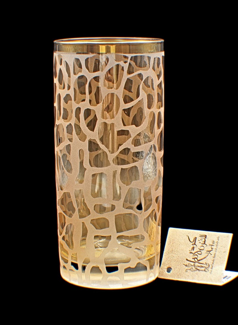 Tumblers glass cups for water juice 6 pieces