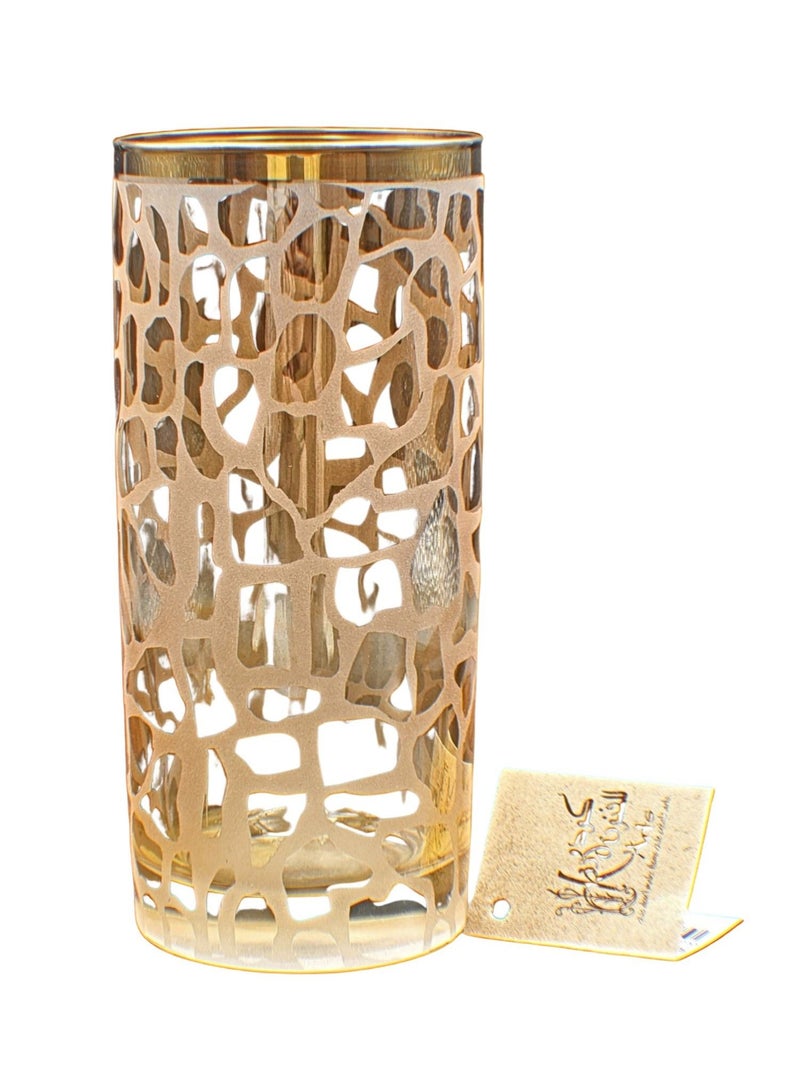 Tumblers glass cups for water juice 6 pieces