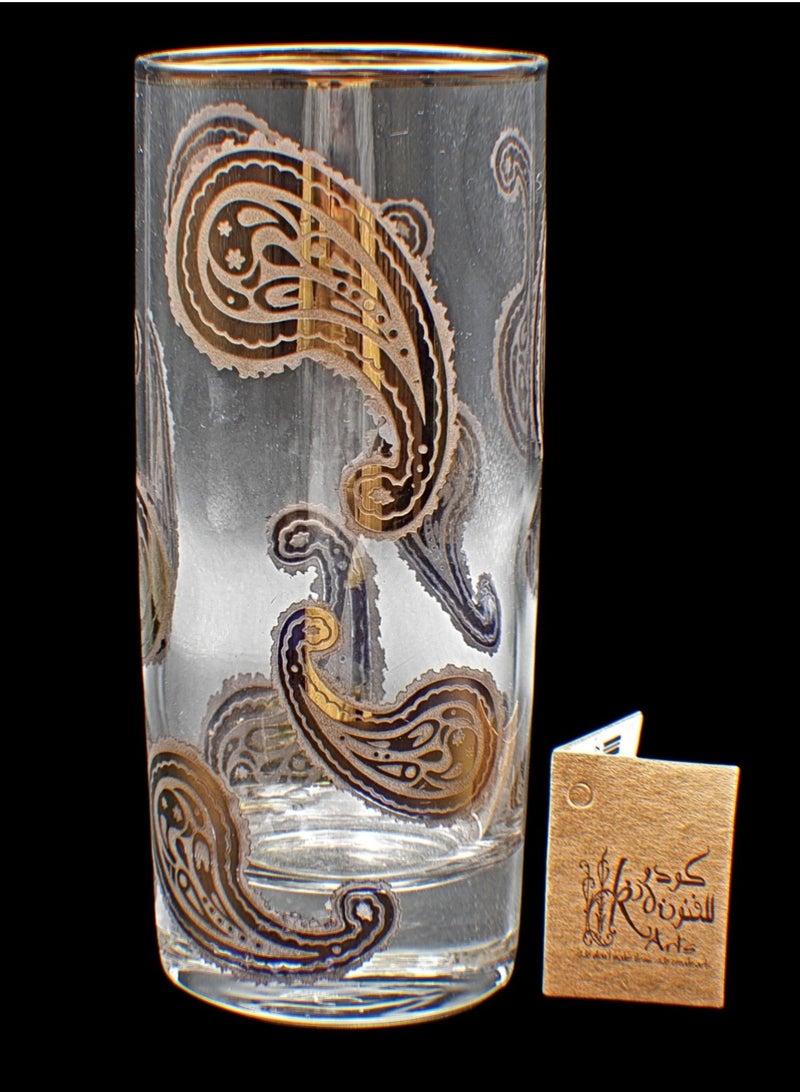 Tumblers glass cups for water juice 6 pieces