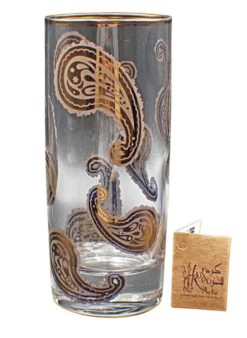 Tumblers glass cups for water juice 6 pieces