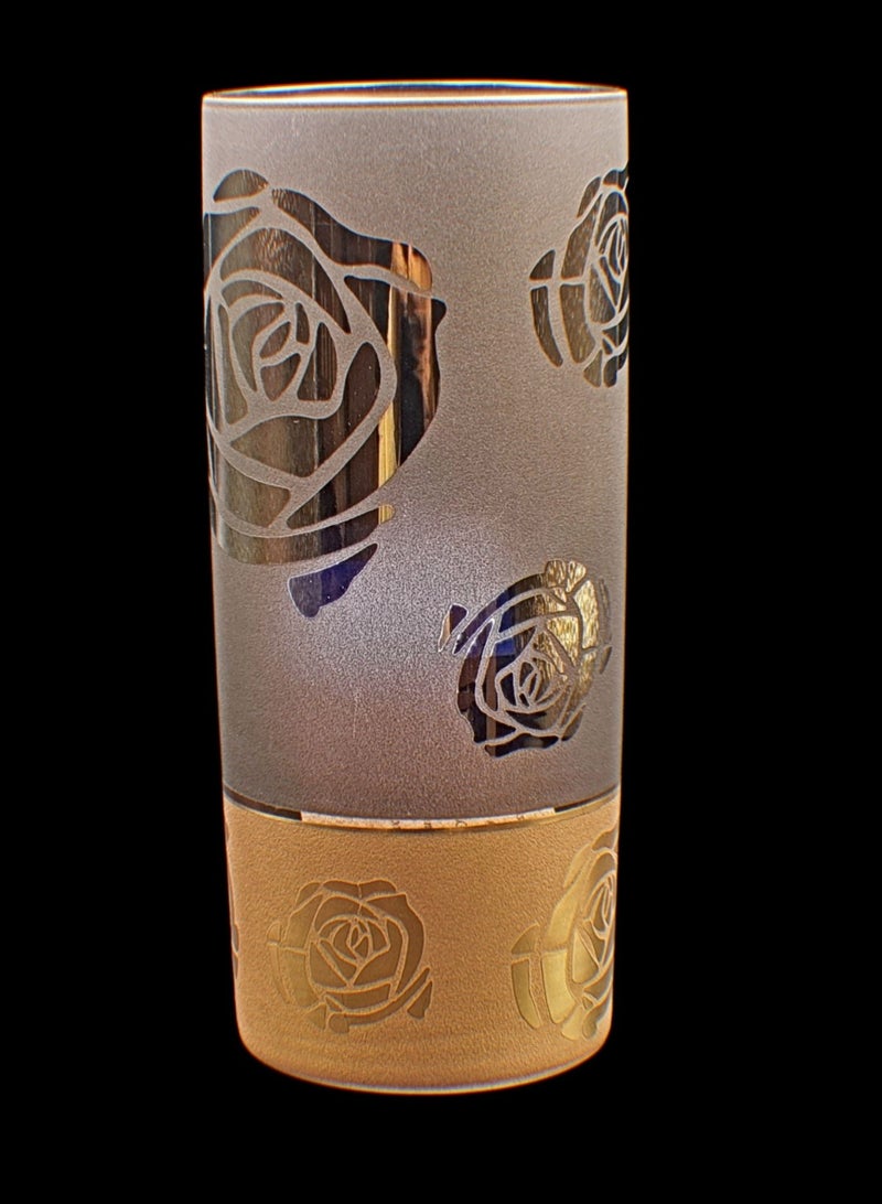 Tumblers glass cups for water juice 6 pieces