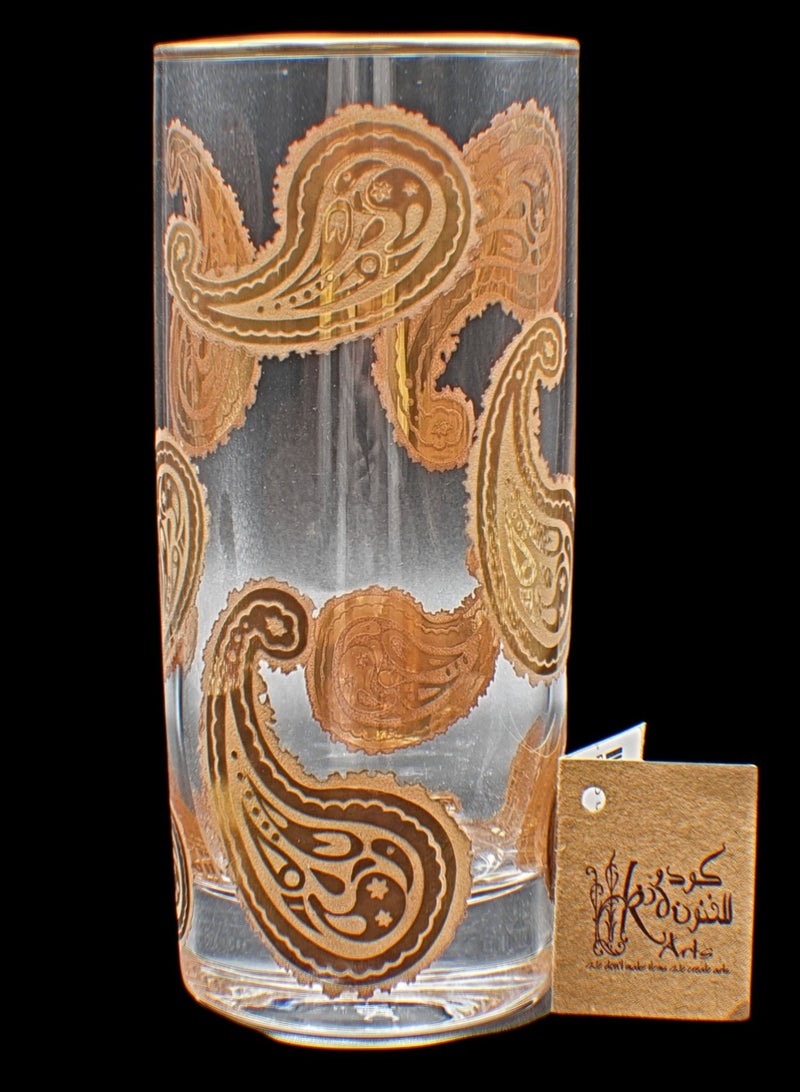 Tumblers Glass Cups for Water Juice 6 Pieces