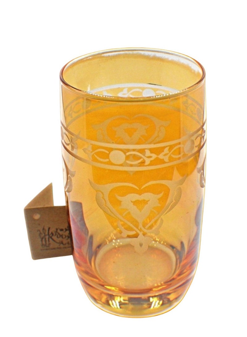 Tumblers glass cups for water juice 6 pieces