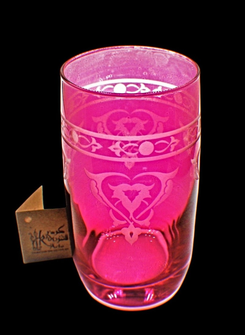 Tumblers Glass Cups for Water or Juice 6 Pieces