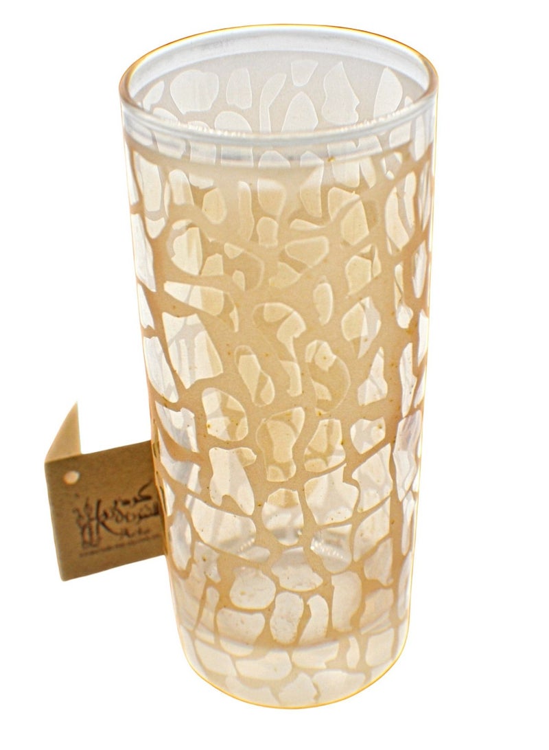 Tumblers glass cups for water juice 6 pieces