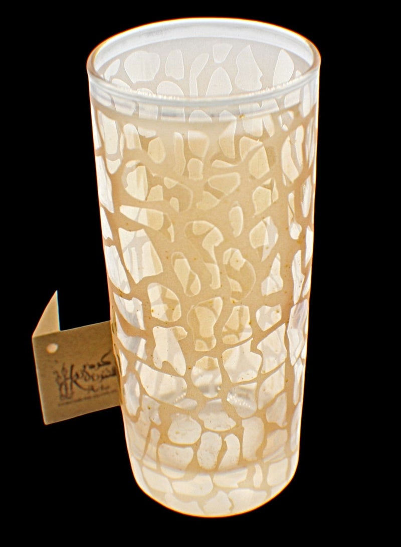 Tumblers glass cups for water juice 6 pieces