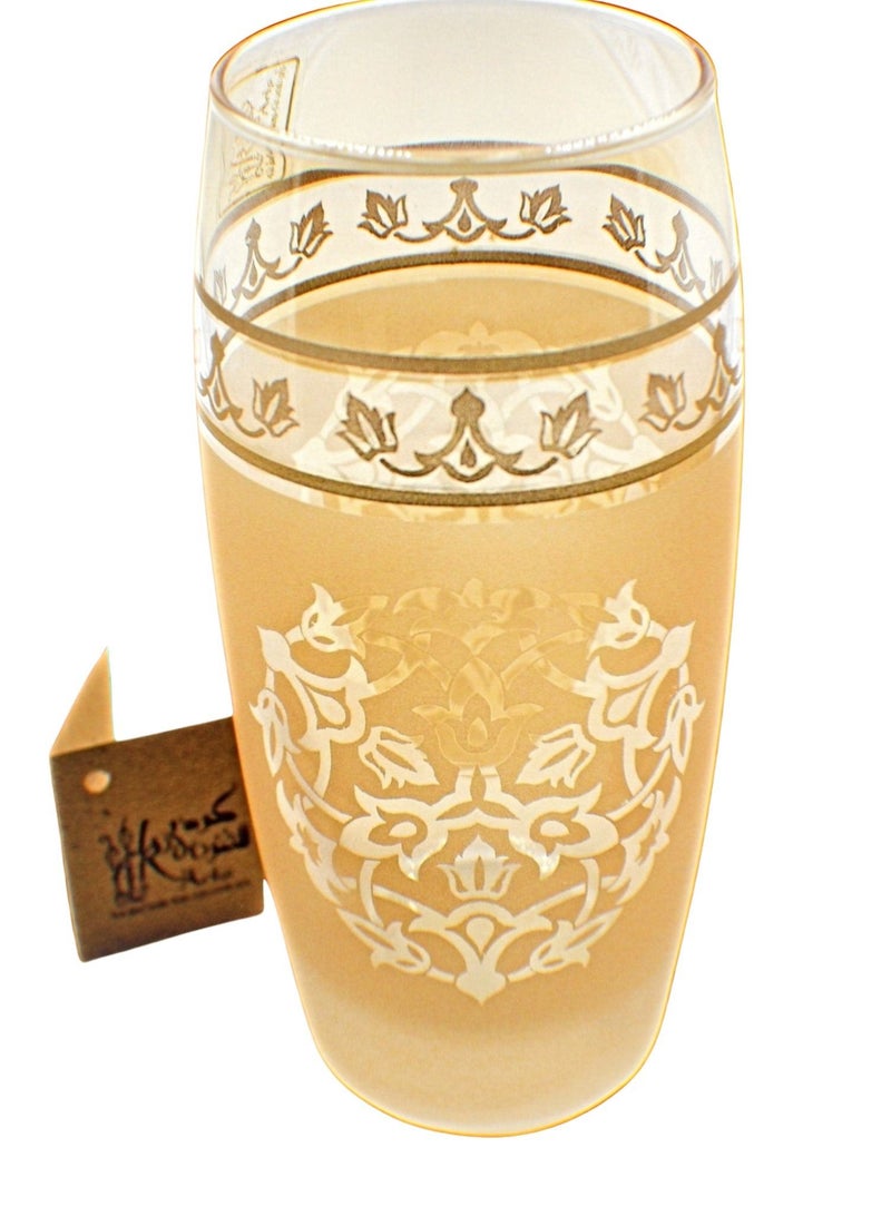 Tumblers glass cups for water juice 6 pieces