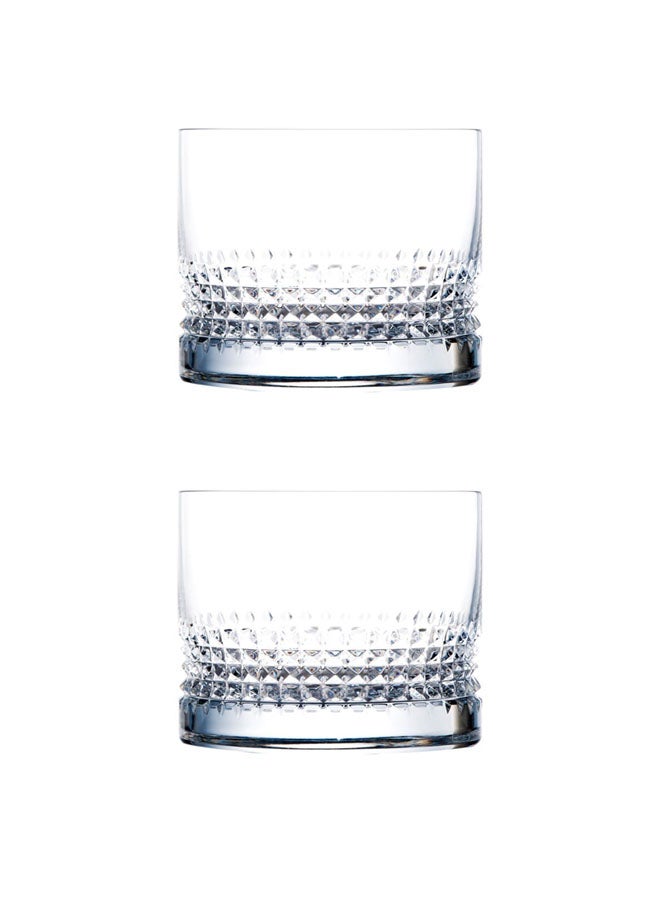 2-Piece Diamond DOF Glass Clear