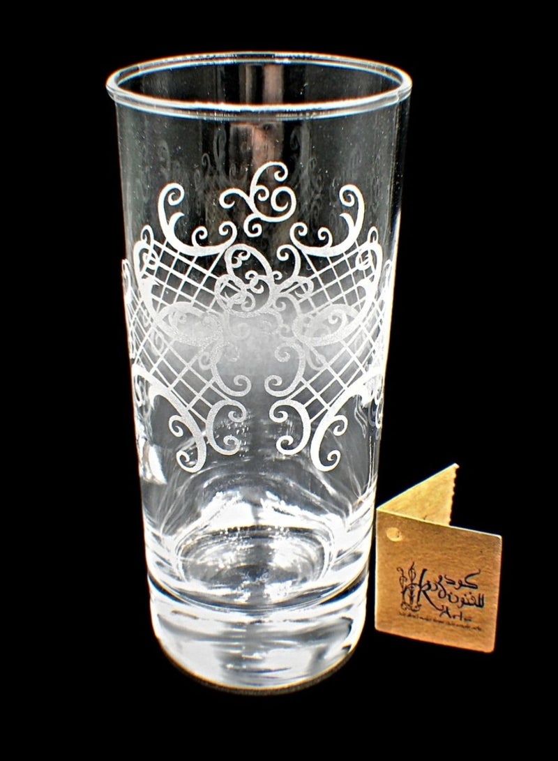 Tumblers Glass Cups for Water Juice 6 Pieces