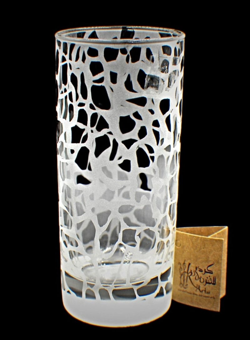 Tumblers glass cups for water juice 6 pieces