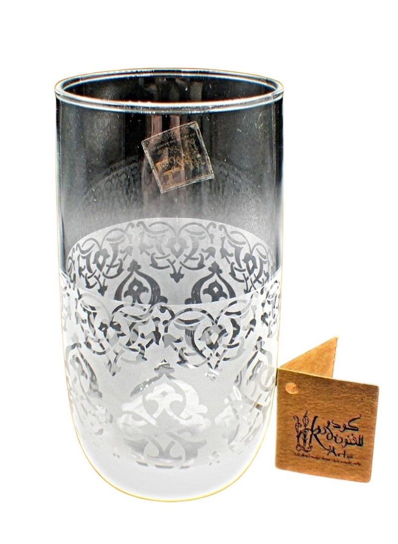 Tumblers glass cups for water juice 6 pieces