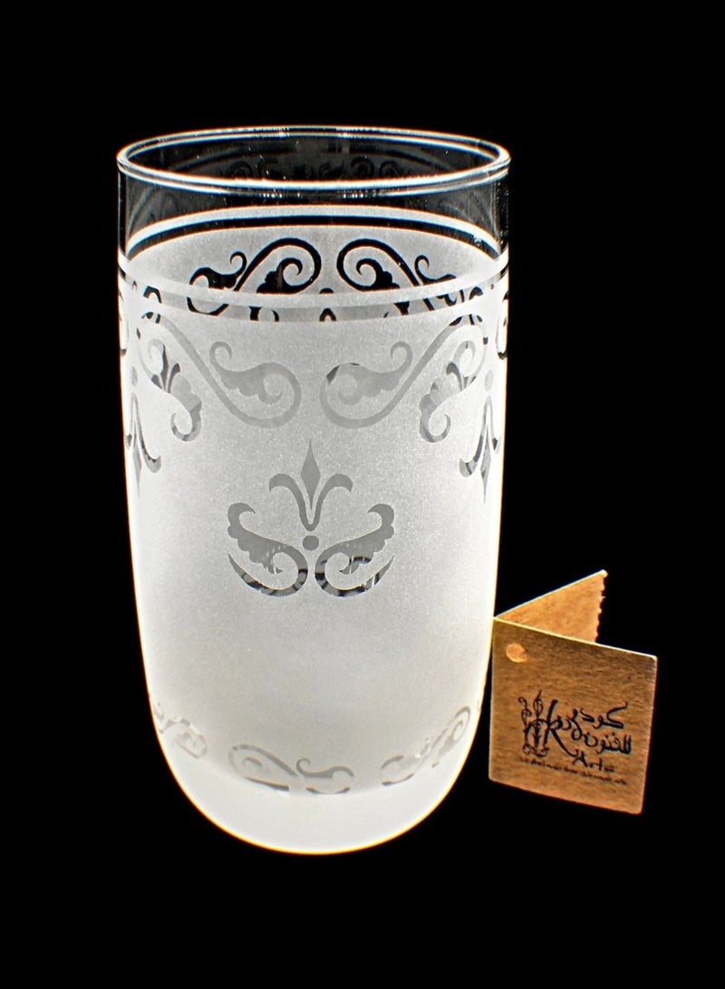 Tumblers Glass Cups for Water Juice 6 Pieces