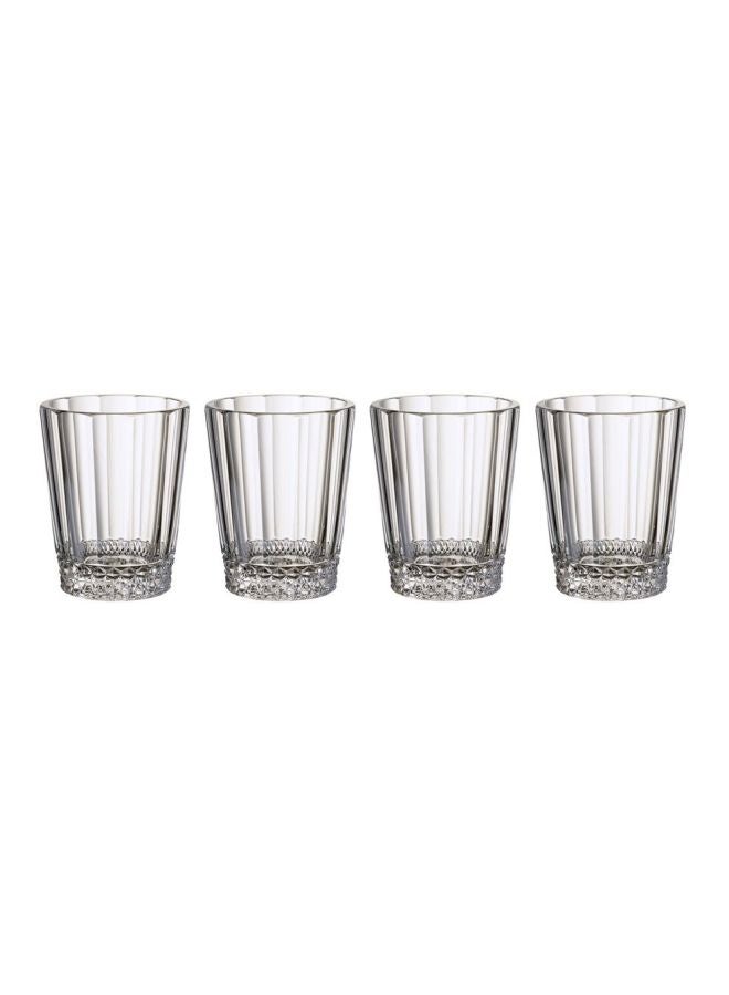 4-Piece Opera Drinking Glass Set Clear