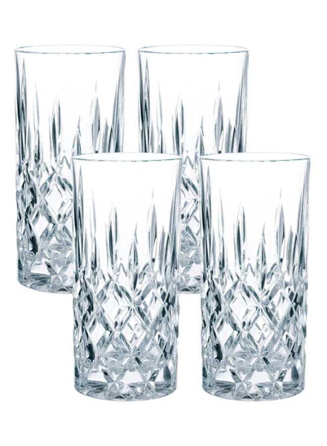 4-Piece Noblesse Longdrink Glass Set Clear 4 x 14.8cm