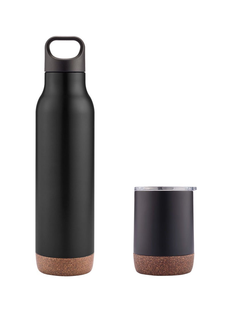 Almelo Coffee Mug and Double Walled Insulated Tumbler Vacuum Flask Gift Set