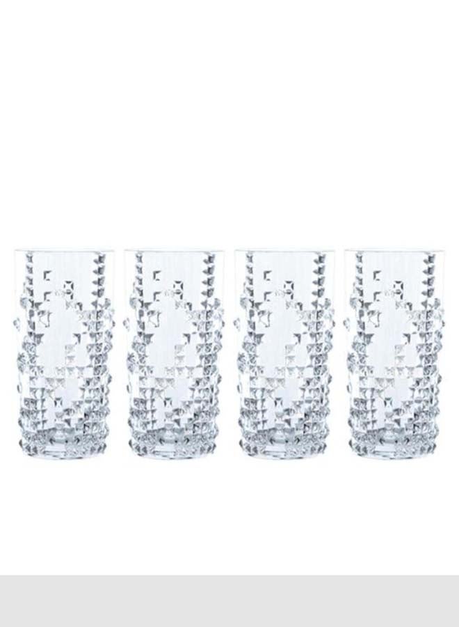 4-Piece Punk Tumbler Set Clear