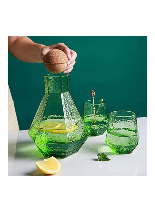 Water Jug With 2 Cups Green