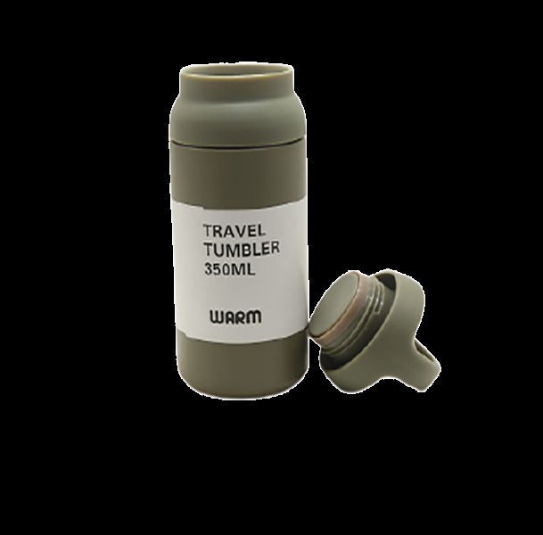 Vacuum Thermal Stainless Steel Travel Tumbler Beige 4.5x4.5x22cm