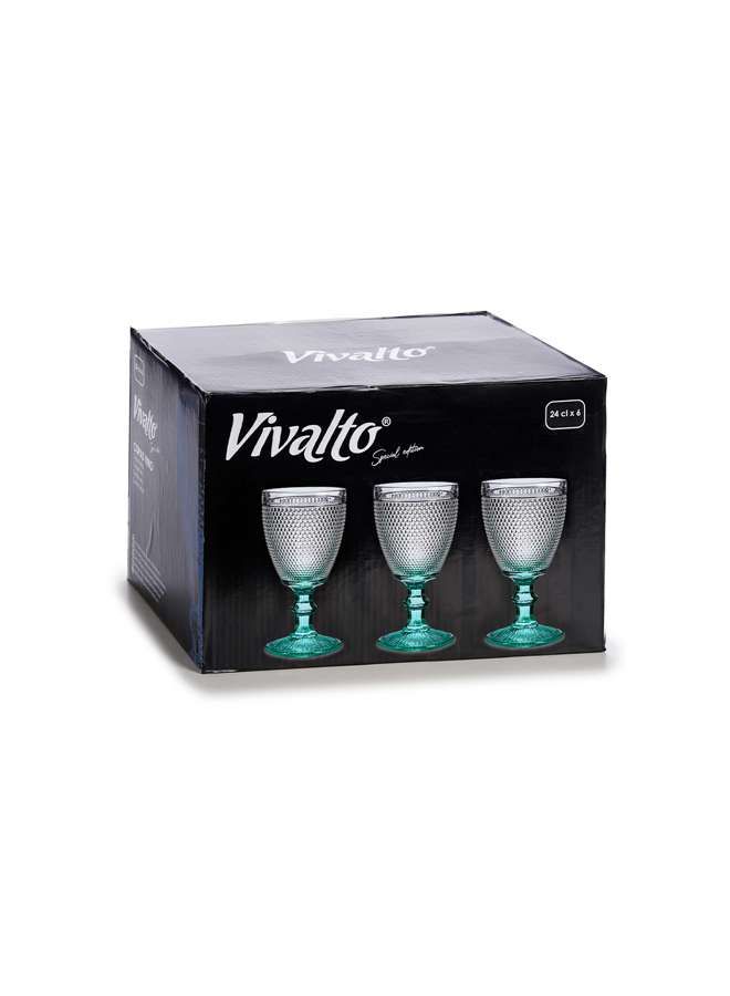 Water Foot Turquesa Points Cup 6 Pieces Set , Spain