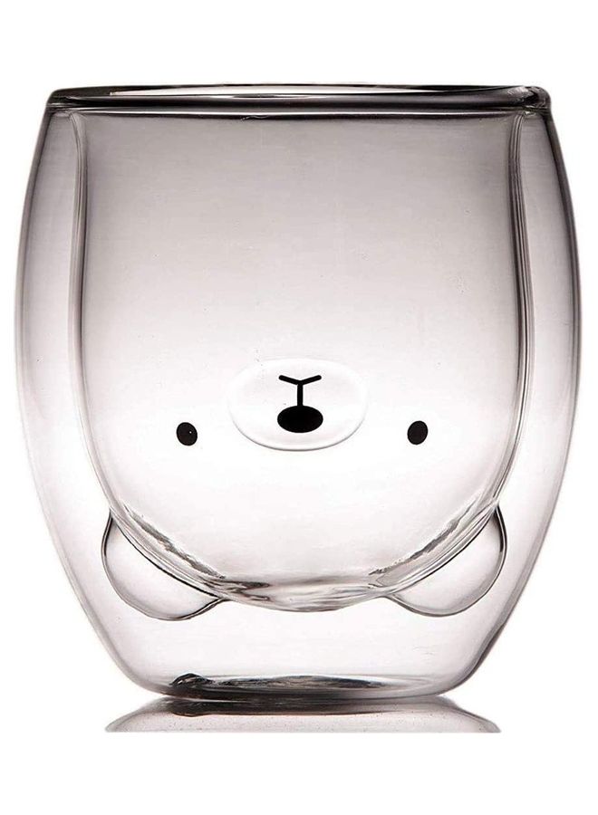 Double Wall Glass Cup multicolour 250mm