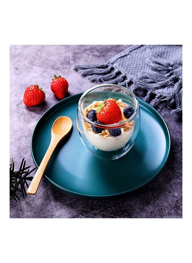 Double Wall Glass Cup multicolour 250mm