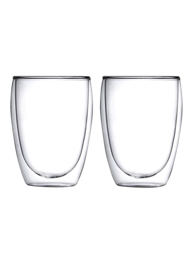 2-Piece Pavina Double Wall Glass Clear 2x0.36Liters