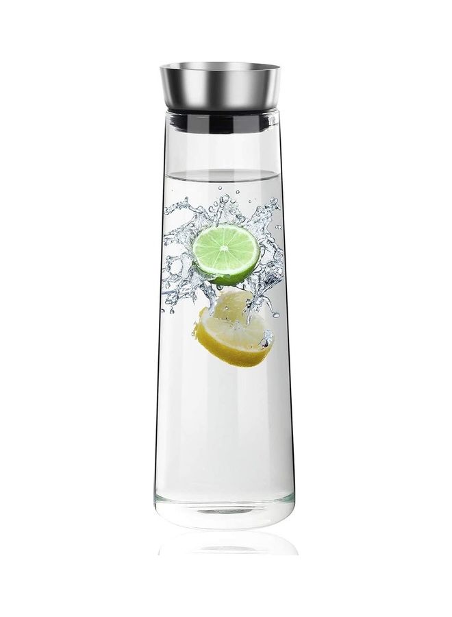 Stainless Steel Juice Water Glass Clear/Silver