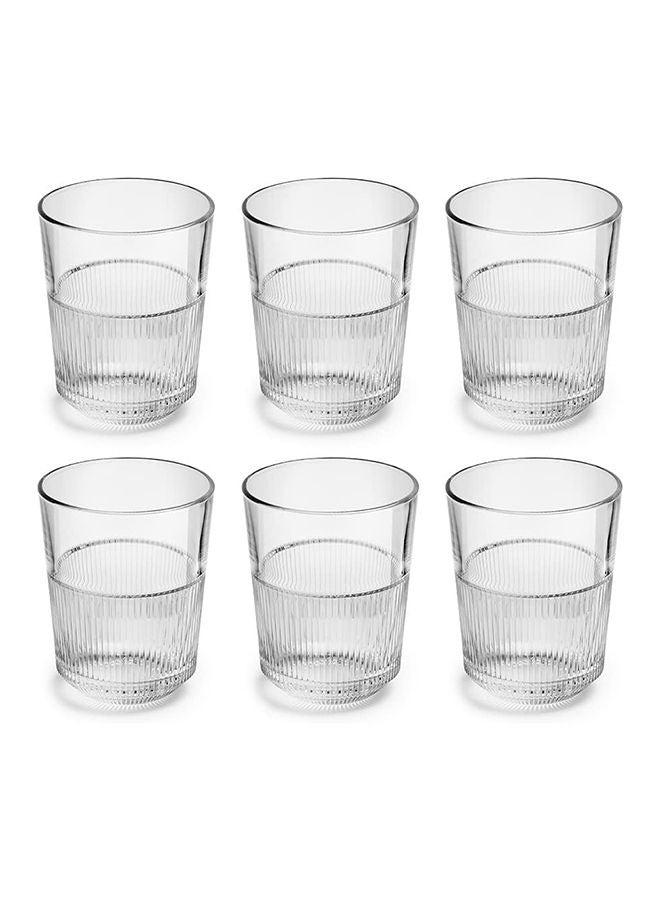 6-Piece Royal Leerdam Rayo Old Fashioned Glass Set 320 ml