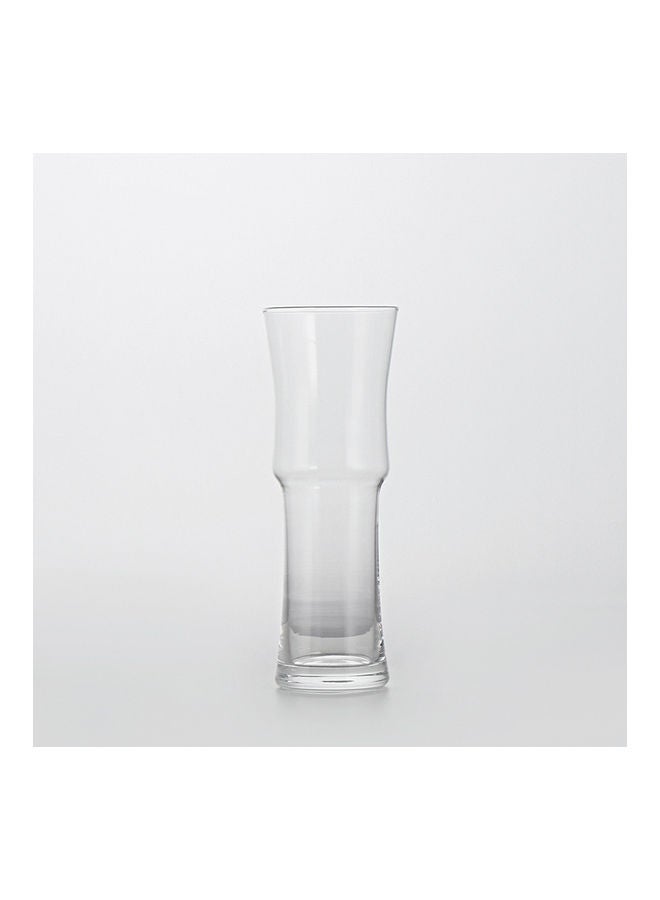 6-Piece Quanming Bamboo Drink Glass Set Clear