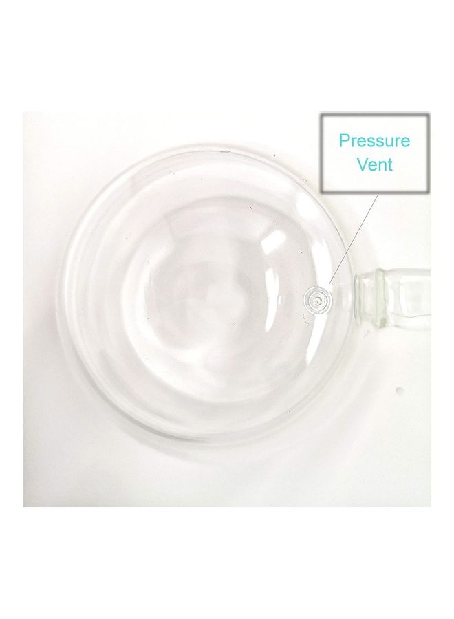 2-Piece Double Walled Coffee Mugs Clear