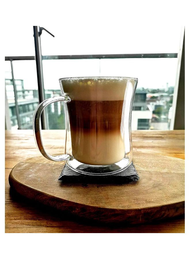 2-Piece Double Walled Mugs Clear