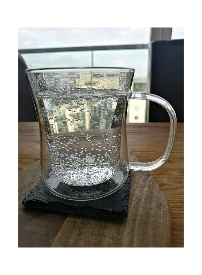 2-Piece Double Walled Mugs Clear